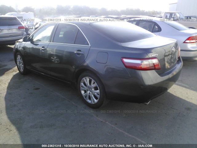 4T1BK46K27U505345 - 2007 TOYOTA CAMRY NEW GENERAT LE/XLE/SE GRAY photo 3