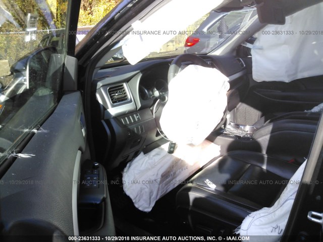 5TDJKRFH3GS226671 - 2016 TOYOTA HIGHLANDER XLE შავი ფოტო 5