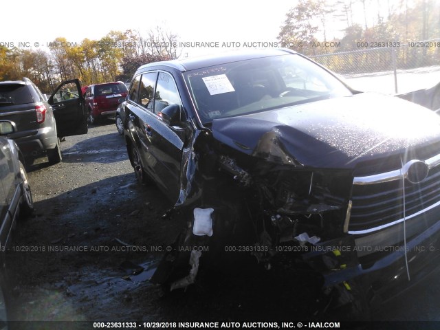 5TDJKRFH3GS226671 - 2016 TOYOTA HIGHLANDER XLE შავი ფოტო 6