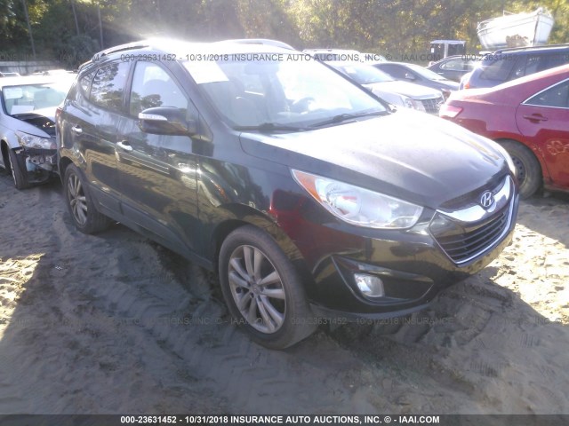 KM8JU3AC4CU318098 - 2012 HYUNDAI TUCSON GLS/LIMITED შავი ფოტო 1