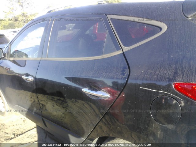 KM8JU3AC4CU318098 - 2012 HYUNDAI TUCSON GLS/LIMITED შავი ფოტო 6