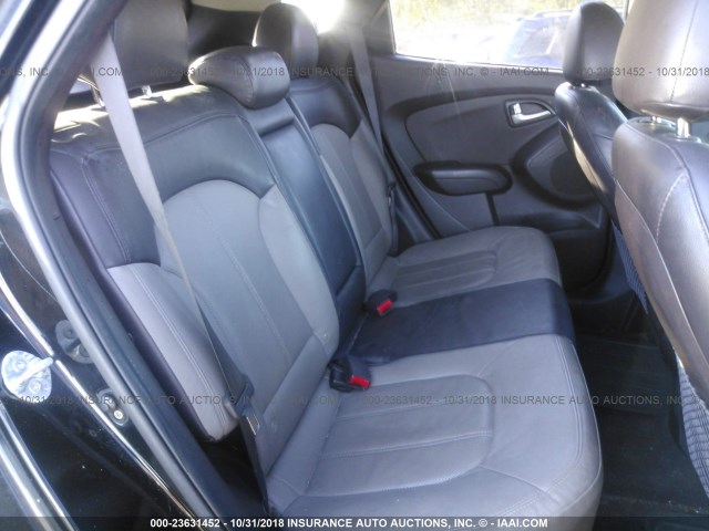 KM8JU3AC4CU318098 - 2012 HYUNDAI TUCSON GLS/LIMITED შავი ფოტო 8