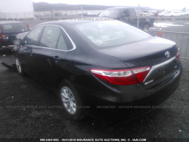 4T4BF1FK6GR550605 - 2016 TOYOTA CAMRY LE/XLE/SE/XSE 黑色 照片 3