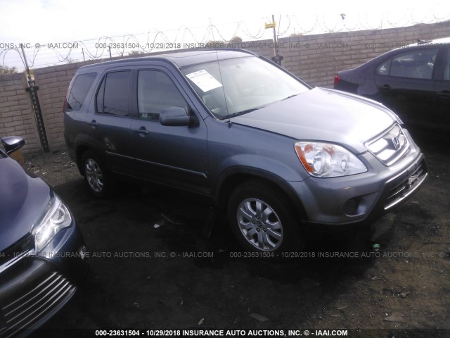 JHLRD78976C020814 - 2006 HONDA CR-V SE/EX GRAY photo 1