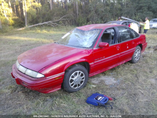 1G2WJ52M2RF232375 - 1994 PONTIAC GRAND PRIX SE 红色 照片 2