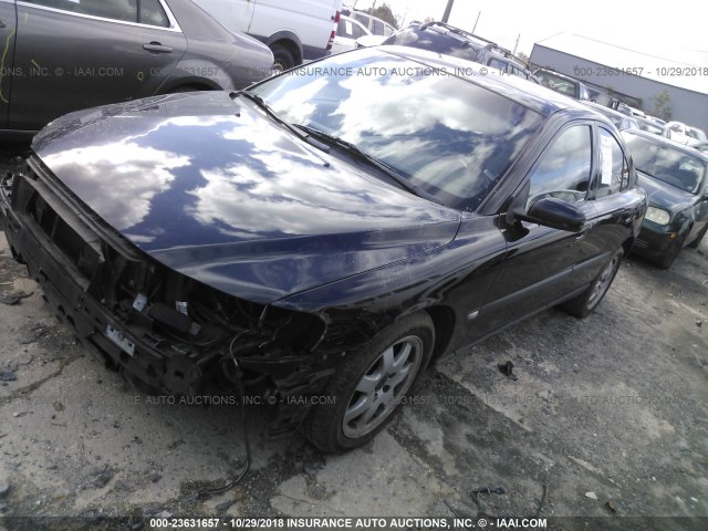 YV1RH59HX42379633 - 2004 VOLVO S60 2.5T BLACK photo 2