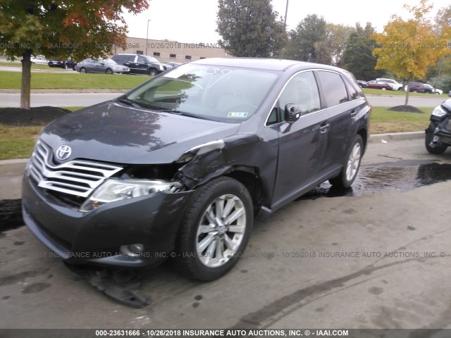 4T3BA3BB5BU026808 - 2011 TOYOTA VENZA GRAY photo 2