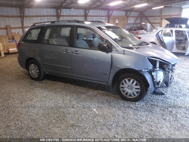 5TDZA23C26S547640 - 2006 TOYOTA SIENNA CE/LE TEAL photo 1