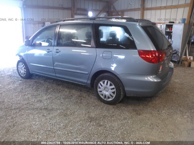 5TDZA23C26S547640 - 2006 TOYOTA SIENNA CE/LE TEAL photo 3