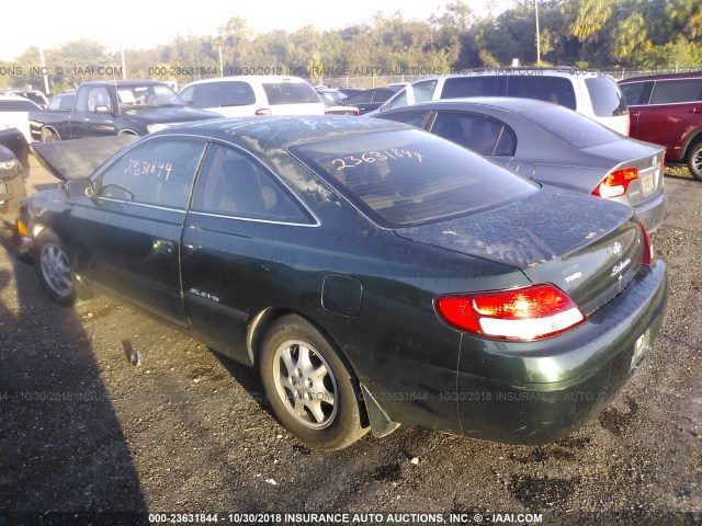 2T1CF22PXXC157150 - 1999 TOYOTA CAMRY SOLARA SE/SLE Yaşıl foto 3