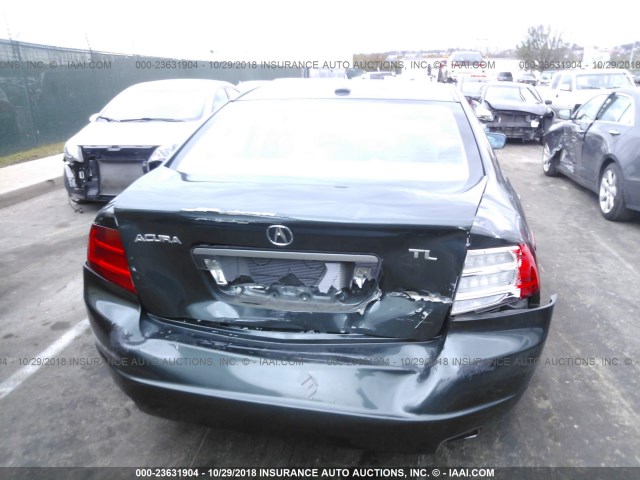 19UUA66224A055769 - 2004 ACURA TL GREEN photo 6