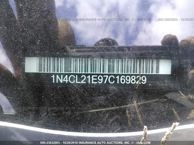 1N4CL21E97C169829 - 2007 NISSAN ALTIMA HYBRID GREEN photo 9