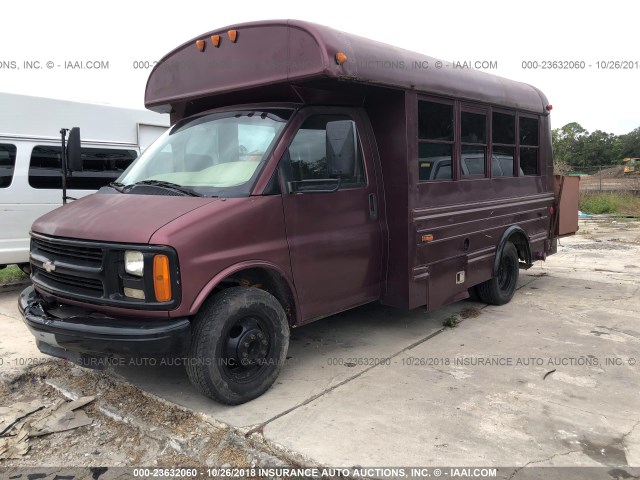 1GBHG31R1W1002991 - 1998 CHEVROLET EXPRESS G3500  Unknown photo 2