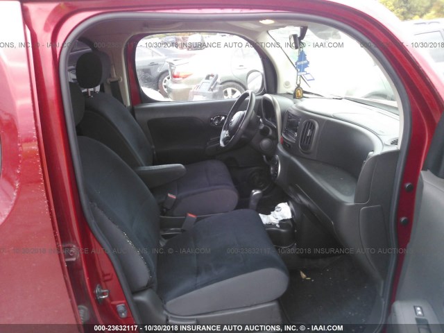 JN8AZ2KR2AT170933 - 2010 NISSAN CUBE S/SL/KROM MAROON photo 5