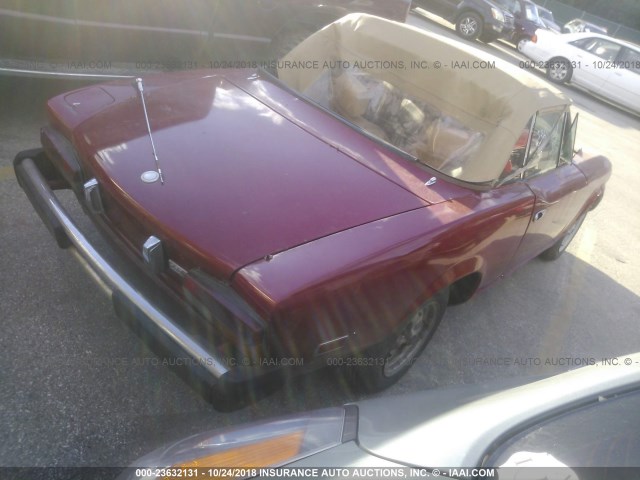 124CS20154280 - 1979 FIAT SPIDER BURGUNDY photo 4