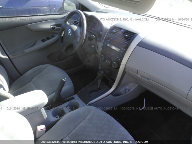 JTDBL40E799091747 - 2009 TOYOTA COROLLA LE/XLE SILVER photo 5