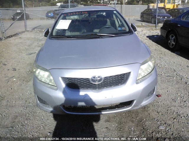 JTDBL40E799091747 - 2009 TOYOTA COROLLA LE/XLE SILVER photo 6