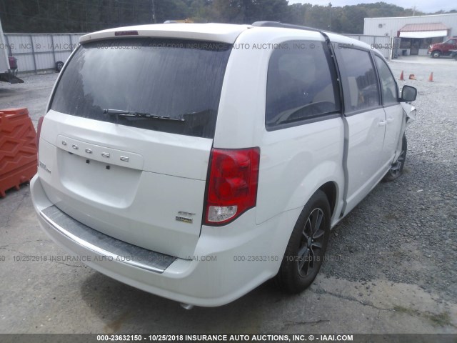 2C4RDGEGXJR283914 - 2018 DODGE GRAND CARAVAN GT WHITE photo 4