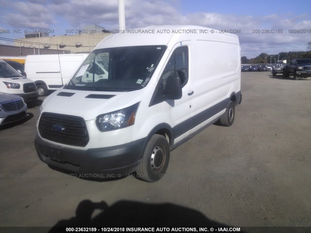 1FTYR2CM8JKA24085 - 2018 FORD TRANSIT T-250 WHITE photo 2