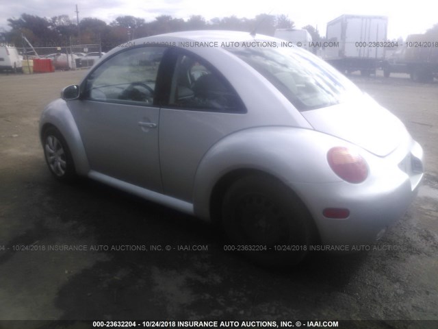 3VWBK21C03M432724 - 2003 VOLKSWAGEN NEW BEETLE GL 银色 照片 3