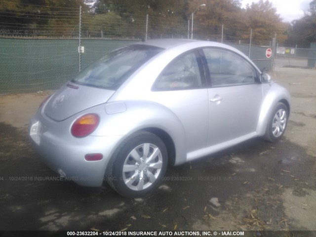 3VWBK21C03M432724 - 2003 VOLKSWAGEN NEW BEETLE GL 银色 照片 4