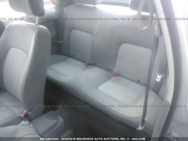 3VWBK21C03M432724 - 2003 VOLKSWAGEN NEW BEETLE GL 银色 照片 8