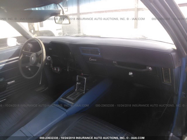 124379N671578 - 1969 CHEVROLET CAMARO BLUE photo 5