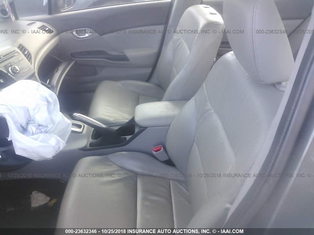 2HGFB2F91CH501650 - 2012 HONDA CIVIC EXL 灰色 照片 5