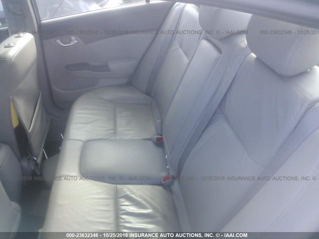 2HGFB2F91CH501650 - 2012 HONDA CIVIC EXL 灰色 照片 8