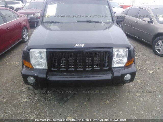 1J8HG48N96C210456 - 2006 JEEP COMMANDER Qara foto 6