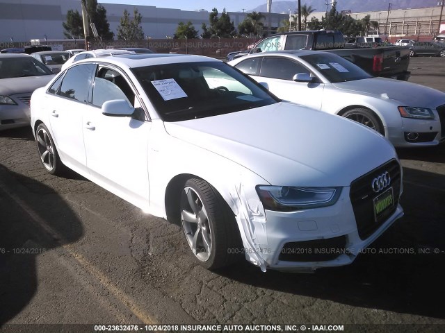 WAUFFAFL8EN007303 - 2014 AUDI A4 PREMIUM PLUS WHITE photo 1