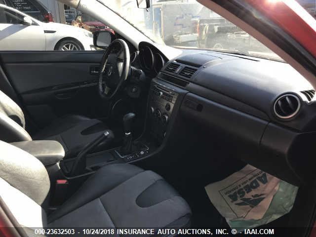 JM1BK34M781821992 - 2008 MAZDA SPEED 3 RED photo 5