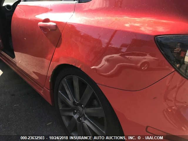 JM1BK34M781821992 - 2008 MAZDA SPEED 3 RED photo 6