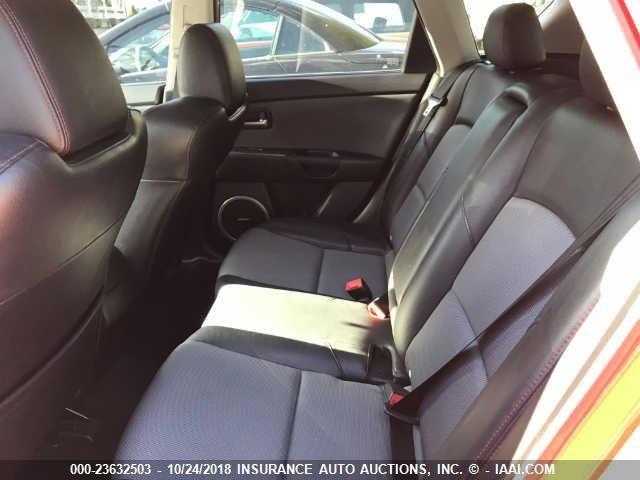 JM1BK34M781821992 - 2008 MAZDA SPEED 3 RED photo 8