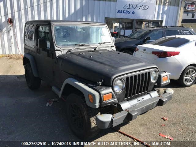 1J4F449S26P760743 - 2006 JEEP WRANGLER / TJ SPORT BLACK photo 1