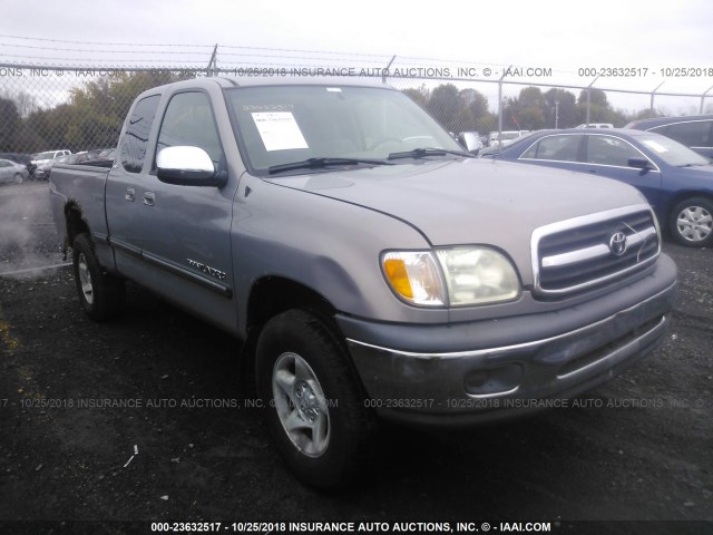 5TBBN441X2S243814 - 2002 TOYOTA TUNDRA ACCESS CAB SR5 GRAY photo 1
