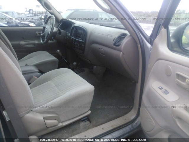 5TBBN441X2S243814 - 2002 TOYOTA TUNDRA ACCESS CAB SR5 GRAY photo 5