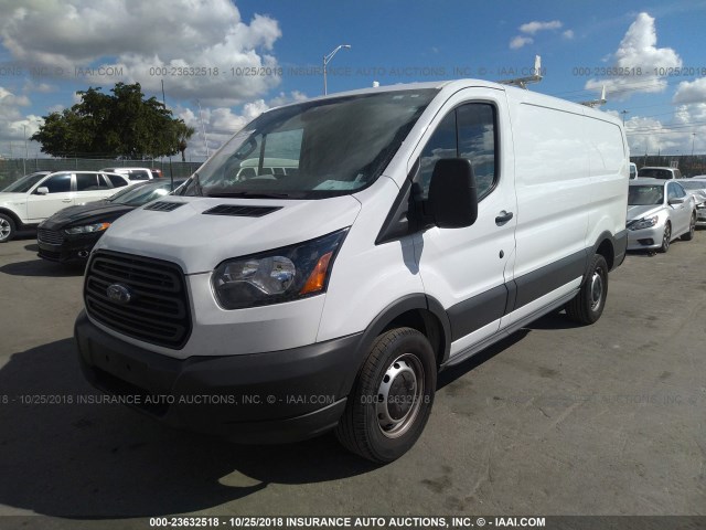 1FTYR1ZM6JKA15807 - 2018 FORD TRANSIT T-250 WHITE photo 2