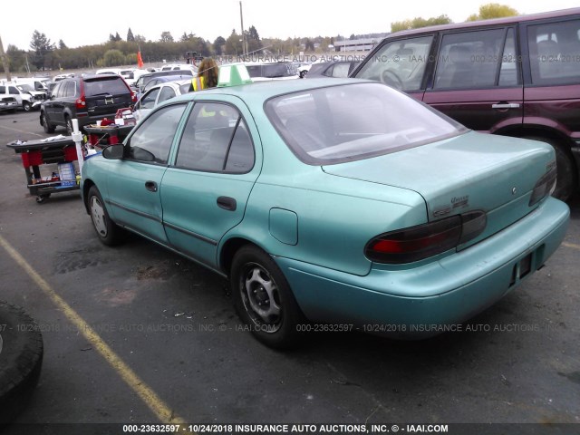 1Y1SK5363RZ084044 - 1994 GEO PRIZM LSI TURQUOISE photo 3