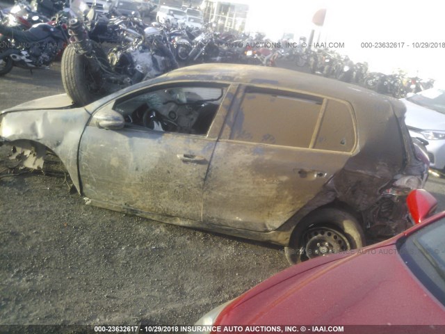 WVWDB7AJ0DW137647 - 2013 VOLKSWAGEN GOLF 灰色 照片 3