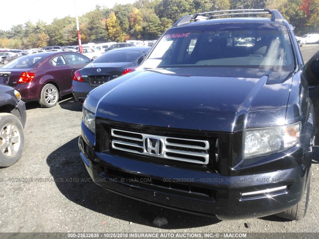 2HJYK16568H540994 - 2008 HONDA RIDGELINE RTL BLACK photo 6