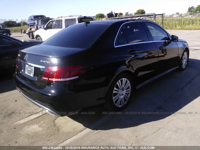 WDDHF0EB4EA899934 - 2014 MERCEDES-BENZ E 250 BLUETEC BLACK photo 4