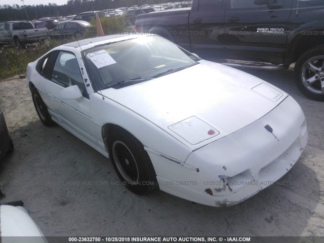 1G2PG1193HP220270 - 1987 PONTIAC FIERO GT WHITE photo 1