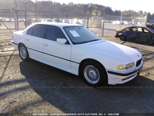 WBAGG83411DN88215 - 2001 BMW 740 I AUTOMATIC WHITE photo 1