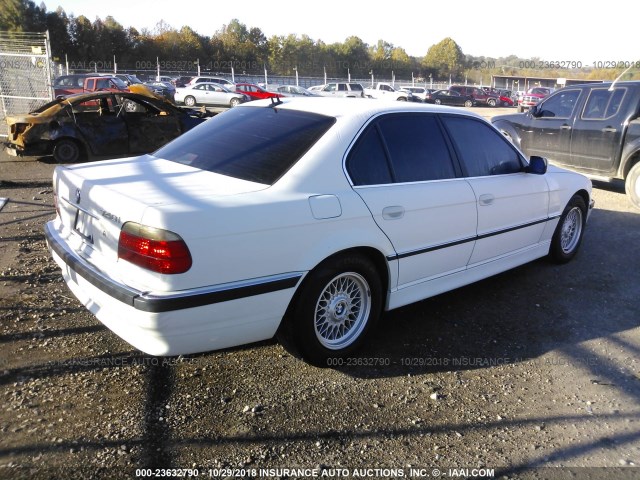 WBAGG83411DN88215 - 2001 BMW 740 I AUTOMATIC WHITE photo 4