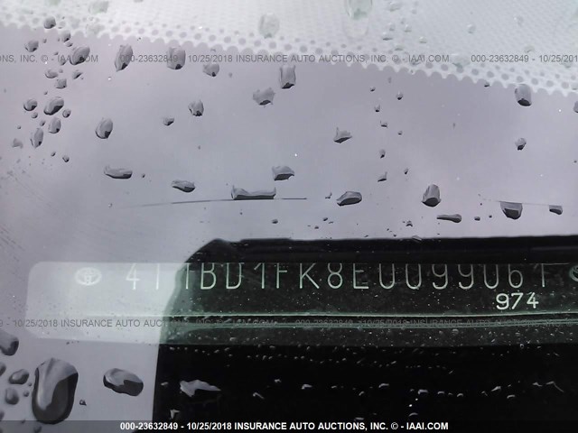 4T1BD1FK8EU099061 - 2014 TOYOTA CAMRY HYBRID/LE/XLE 白色 照片 9