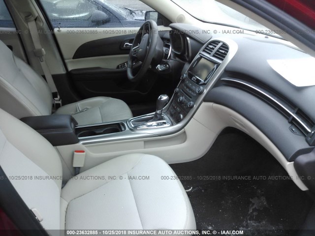 1G11D5RR6DF104737 - 2013 CHEVROLET MALIBU 1LT RED photo 5