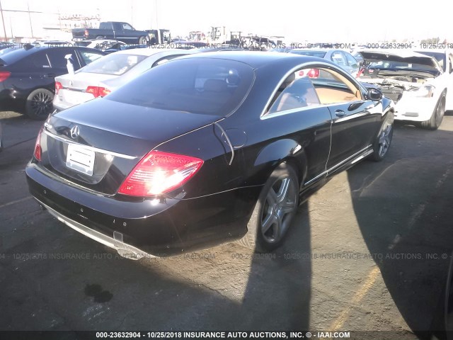 WDDEJ71X18A015934 - 2008 MERCEDES-BENZ CL 550 BLACK photo 4