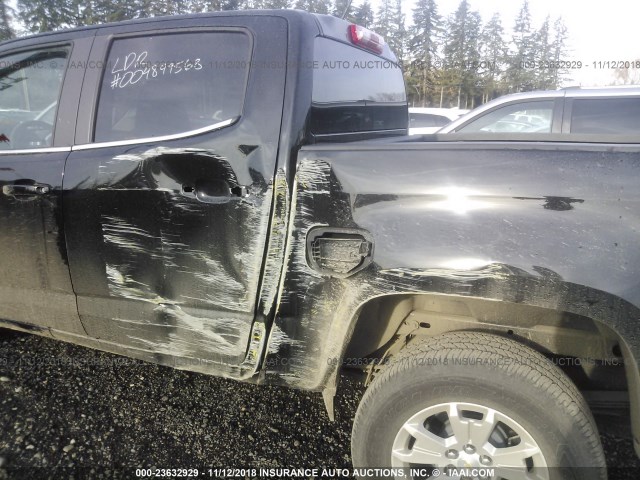 1GCGTCEN8K1103725 - 2019 CHEVROLET COLORADO LT BLACK photo 6