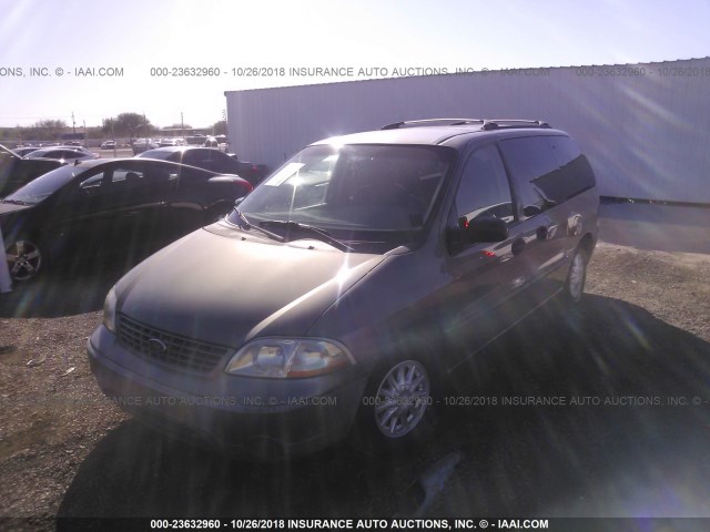 2FMZA51431BA33041 - 2001 FORD WINDSTAR LX GRAY photo 2